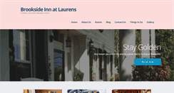 Desktop Screenshot of brooksideinnatlaurens.com